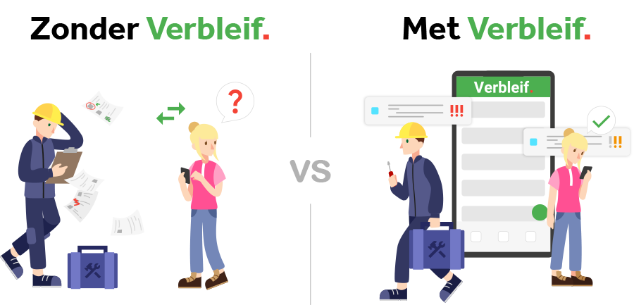 Verbleif op kantoor